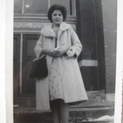 Vanderpoel Humanities Academy John H. - On the steps of Vanderpoel School on my graduation day when I was 12.