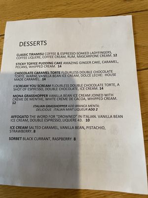 Menu photo 1 Mona Lisa's Eau Claire, WI Menu photo 1 Mona Lisa's Eau Claire, WI