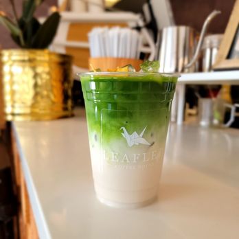 Leaflet Coffee House - Beverage: Luxurious George (Banana Matcha) - Coffee & Tea Near Me - Monterey Park, California Leaflet Coffee House - Beverage: Luxurious George (Banana Matcha) - Coffee & Tea Near Me - Monterey Park, California