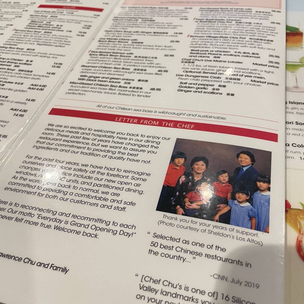 Chef Chu's - Chinese Near Me - Los Altos, California