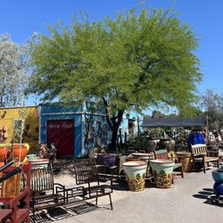 Mexican Garden Pottery - Cute little garden decorations too