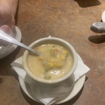 Pecos Grilling Co - Corn chowder another awesome choice - Steakhouses Near Me - Tomball, Texas