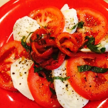 Numero 28 - Buffalo mozzarella caprese salad! Delicious! - Italian Near Me - Austin, Texas Numero 28 - Buffalo mozzarella caprese salad! Delicious! - Italian Near Me - Austin, Texas