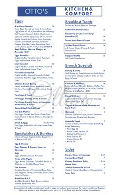 Menu photo 2 Otto's Kitchen & Comfort Pittsfield, MA Menu photo 2 Otto's Kitchen & Comfort Pittsfield, MA
