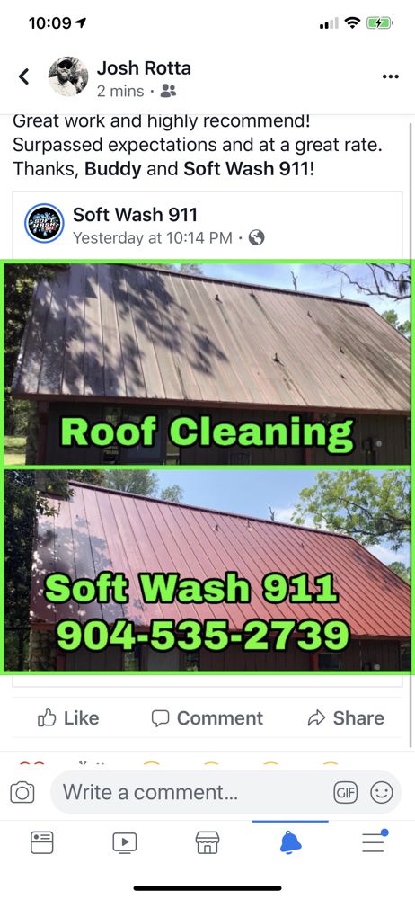 Slide of Soft Wash 911