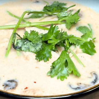 Thai BBQ - Tom-Ka soup. My favorite Thai soup made with coconut milk. - Thai Near Me - Las Vegas, Nevada Thai BBQ - Tom-Ka soup. My favorite Thai soup made with coconut milk. - Thai Near Me - Las Vegas, Nevada