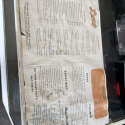 Legends Roast Beef Ellsworth - Regular menu