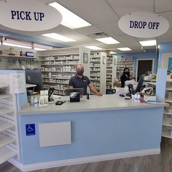 Oaks Community Pharmacy - Chris S getting ready to help me out.