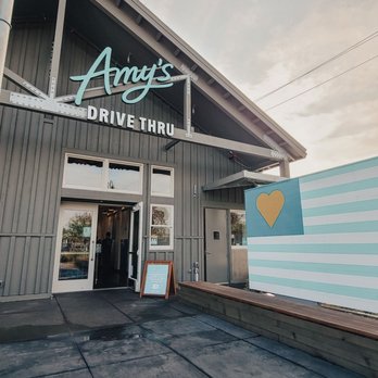 Amy's Drive Thru - Entrance - Burgers Near Me - Corte Madera, California