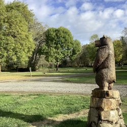 Wallicut River RV And Cabin Resort - Wally Bear is waiting to greet you!