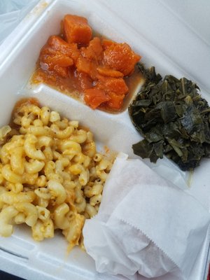 Photo of Bonnie Jean's Soul Food Café - San Diego, CA, US. Veggie plate 3 sides