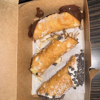 Modern Pastry Shop - Cannoli Three Pack Build Your Own - Bakeries Near Me - Boston, Massachusetts