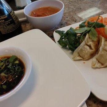 Pho 88 Noodle - Pot stickers - we ordered beef but got something else ( possibly shrimp). The sauce is a bit spicy for me - Vietnamese Near Me - Orlando, Florida Pho 88 Noodle - Pot stickers - we ordered beef but got something else ( possibly shrimp). The sauce is a bit spicy for me - Vietnamese Near Me - Orlando, Florida