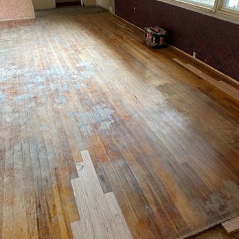 Marks Michael Hardwood Flooring - Patched the missing and damaged pieces. - Flooring Near Me - Medford, Oregon Marks Michael Hardwood Flooring - Patched the missing and damaged pieces. - Flooring Near Me - Medford, Oregon