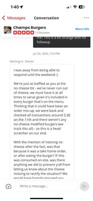 Champs Burgers by null