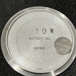 Howard's Jewelry Center - The correct battery is clearly labeled on the casing.