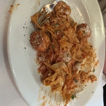 Tiramisu - Saffron Pappardelle with Chicken Meatballs - Italian Near Me - New York, New York Tiramisu - Saffron Pappardelle with Chicken Meatballs - Italian Near Me - New York, New York