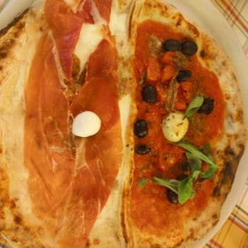 Ahum - Half anchovies, half Parma ham sausage porcini - Pizza Near Me - Sorrento, NA