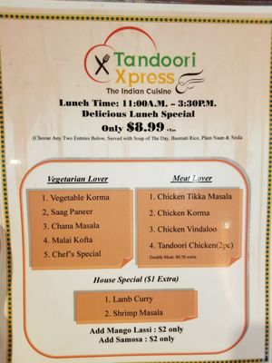 Menu photo 5 Tandoori Xpress San Diego, CA Menu photo 5 Tandoori Xpress San Diego, CA