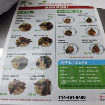 Sahara Falafel - Middle Eastern Near Me - Anaheim, California Sahara Falafel - Middle Eastern Near Me - Anaheim, California