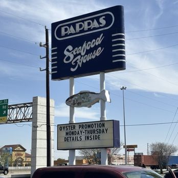 Pappas Seafood House - Exterior Sign - Seafood Near Me - Houston, Texas Pappas Seafood House - Exterior Sign - Seafood Near Me - Houston, Texas