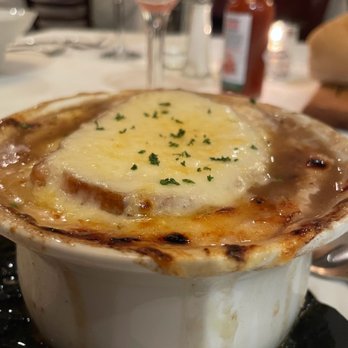 Rockefeller's - French onion soup - Steakhouses Near Me - Oak Lawn, Illinois Rockefeller's - French onion soup - Steakhouses Near Me - Oak Lawn, Illinois