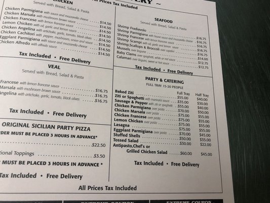 Menu photo 2 Diparma Pizza Waterbury, CT