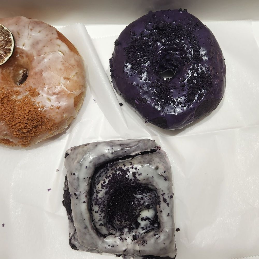 Donutste Doughnuts - Key Lime, Ube, and Ube Cinnamon Roll - Donuts Near Me - Lake Mary, Florida Donutste Doughnuts - Key Lime, Ube, and Ube Cinnamon Roll - Donuts Near Me - Lake Mary, Florida