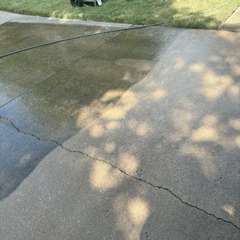 Hydro-Blast Solutions - Difference in driveway - Pressure Washers Near Me Hydro-Blast Solutions - Difference in driveway - Pressure Washers Near Me
