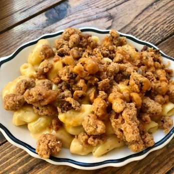Haberdish - Macaroni and Cheese with Crispy Chicken Skins - Southern Near Me - Charlotte, North Carolina