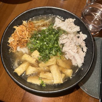 Bar Sen - This vegan noodle bowl was incredible! I added chicken to mine for extra protein. The broth is thick, but not overly rich. - Laotian Near Me - Oklahoma City, Oklahoma Bar Sen - This vegan noodle bowl was incredible! I added chicken to mine for extra protein. The broth is thick, but not overly rich. - Laotian Near Me - Oklahoma City, Oklahoma