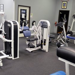 Bullhead Health Club - Abdominal and back exercise machines.