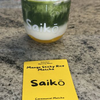 Saikō - Mango sticky rice matcha - Coffee & Tea Near Me - Orlando, Florida Saikō - Mango sticky rice matcha - Coffee & Tea Near Me - Orlando, Florida