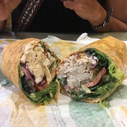 Subway - Savory rotisserie style chicken Caesar wrap