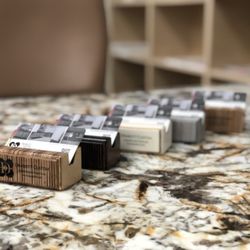 STR Custom Inc - Our own custom made business card holders. Miltilayered baltic birch plywood. Crossgrain. Painted, lacquered, water guilded.