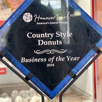 Country Style Donuts - Award! - Donuts Near Me - Hanover Park, Illinois Country Style Donuts - Award! - Donuts Near Me - Hanover Park, Illinois