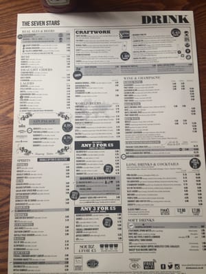 Menu photo 1 The Seven Stars Manchester, XGM