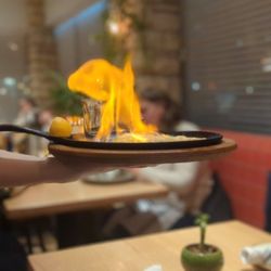 Broken Plate Greek Restaurant YYC - Saganaki