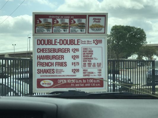 Menu photo 3 In-N-Out Burger Grapevine, TX