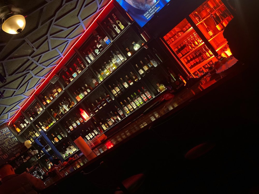 Red Bottle Bar Image