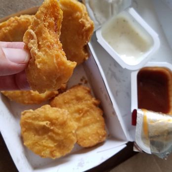 McDonald's - Half eaten and refried chicken nugget - Fast Food Near Me - Winter Springs, Florida McDonald's - Half eaten and refried chicken nugget - Fast Food Near Me - Winter Springs, Florida