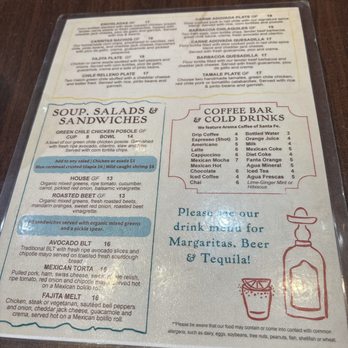 Tres Colores - Other side of menu - Mexican Near Me - Santa Fe, New Mexico Tres Colores - Other side of menu - Mexican Near Me - Santa Fe, New Mexico