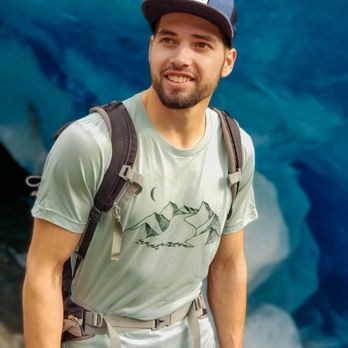 Treetop Tees - Glaciers are found in our backyard in Juneau! Check out this simple sketch inspired by the Mendenhall glacier. - Men's Clothing Near Me - Juneau, Alaska