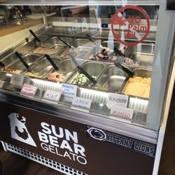Sun Bear Gelato - Flavors! They also have more flavors in the back.