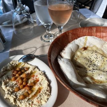 Kismet Mediterranean - Lavash with humus and a Turkish Rose'. - Mediterranean Near Me - Burlington, Vermont Kismet Mediterranean - Lavash with humus and a Turkish Rose'. - Mediterranean Near Me - Burlington, Vermont