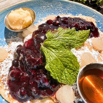 Bulla Gastrobar - Blueberry & Ricotta Pancakes - Spanish Near Me - Plano, Texas Bulla Gastrobar - Blueberry & Ricotta Pancakes - Spanish Near Me - Plano, Texas