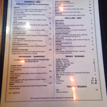 Parada 22 - Menu - Latin American Near Me - San Francisco, California
