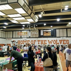 Woodland High School - Tabling at a college fair.