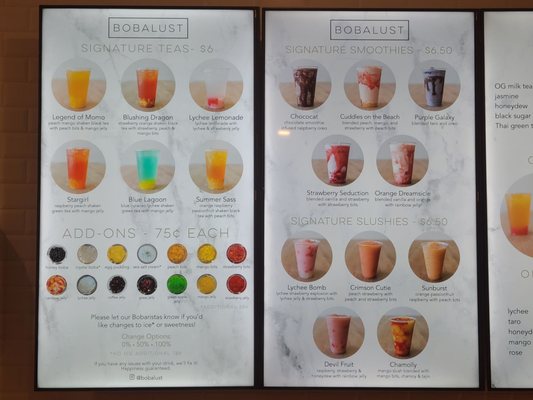 Menu photo 4 Bobalust Seattle, WA