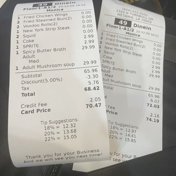 Crazy Hotpot - There's a difference if you pay with cash - Hot Pot Near Me - Metairie, Louisiana Crazy Hotpot - There's a difference if you pay with cash - Hot Pot Near Me - Metairie, Louisiana